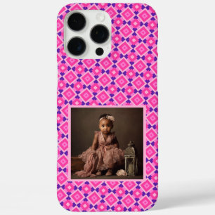 Coques iPhone 16 Pro Max Cadeaux uniques pour meilleur ami à motif carré