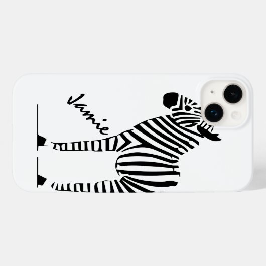Coques Case-Mate iPhone Cadeaux Zebra Lovers (Verso (horizontal))