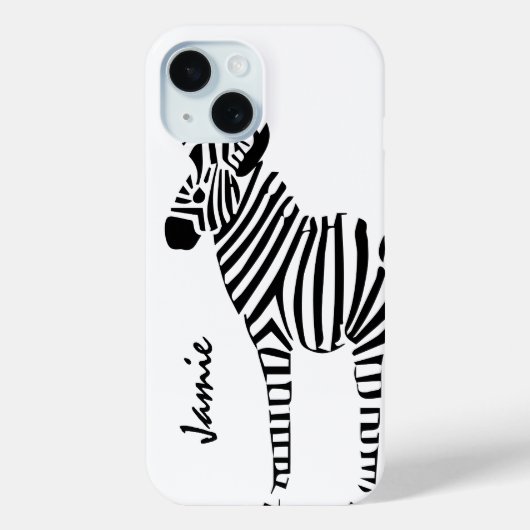 Coques Case-Mate iPhone Cadeaux Zebra Lovers (Verso)
