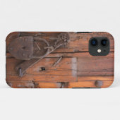 Coques Case-Mate iPhone Cadenas sur une porte en bois (Dos (Horizontal))