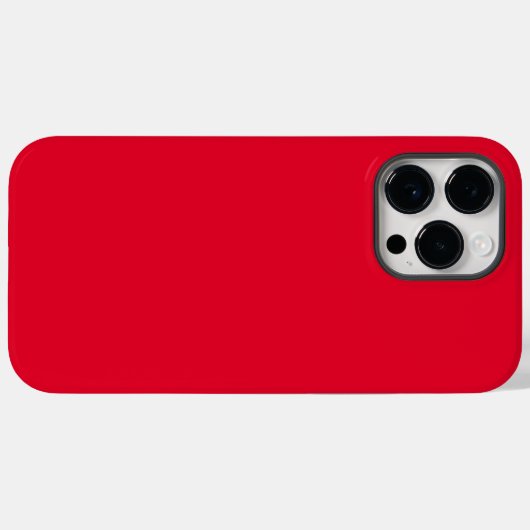 Coques Case-Mate iPhone Cadmium Rouge couleur solide (Verso (horizontal))