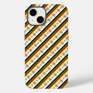 Coque Pour iPhone 14 Cadre coloré de plaque d'immatriculation du motif