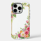 Coques Case-Mate iPhone Cadre de fleurs (Verso)