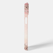 Coques Case-Mate iPhone Cadre découpage grunge rose antique (Verso / Droite)