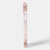 Coques Case-Mate iPhone Cadre découpage grunge rose antique (Verso / Gauche)