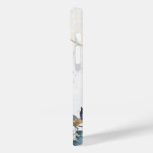 Coques Case-Mate iPhone Cadre Floral, Art Graphique Turquoise, Mandala (Verso / Gauche)