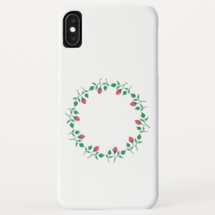Case-Mate iPhone Case Cadre rond fleuri avec fleurs roses