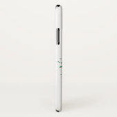 Coques Case-Mate iPhone Cadre rond fleuri avec fleurs roses (Dos/Droite)