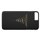 Coques Case-Mate iPhone Caduceus Art Déco (Dos (Horizontal))