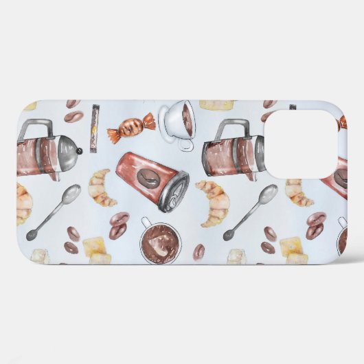 Coques Case-Mate iPhone Café caféine caféine (Verso (horizontal))