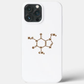 Coques Case-Mate iPhone Café caféine Formule chimique moléculaire (Verso)