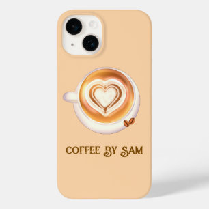 Coque Pour iPhone 14 Café Cappuccino