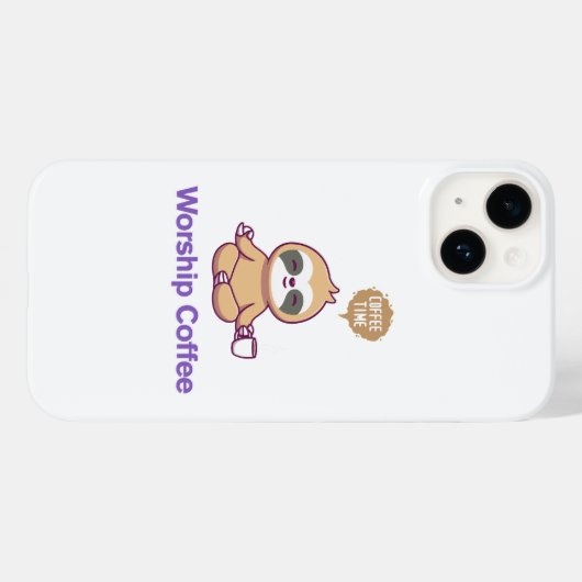 Coques Case-Mate iPhone Café de culte - Couverture Iphone 14 (Verso (horizontal))