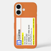 Coques Case-Mate iPhone Café d'ordonnance amusant Personnalisé (Verso)