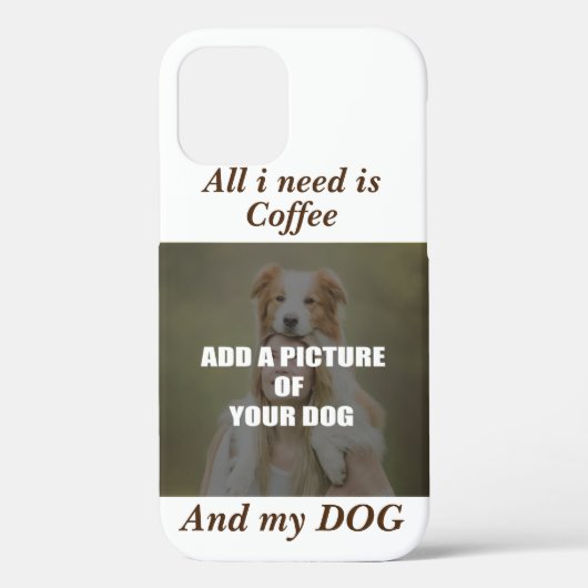 Coques Case-Mate iPhone Café et mon Oreiller de chien (Verso)