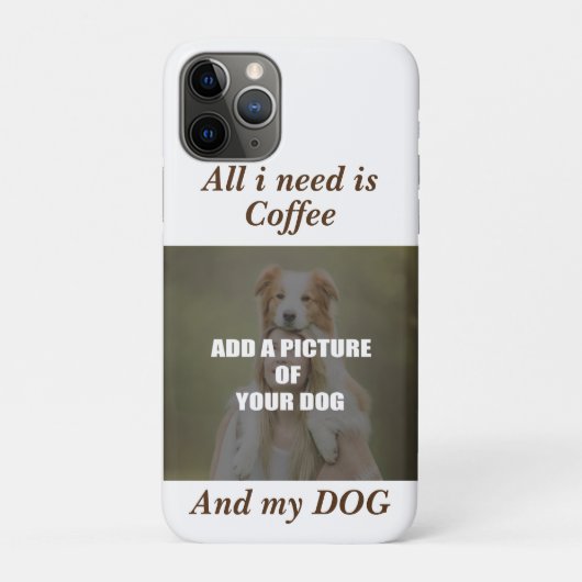 Coques Case-Mate iPhone Café et mon Oreiller de chien (Dos)