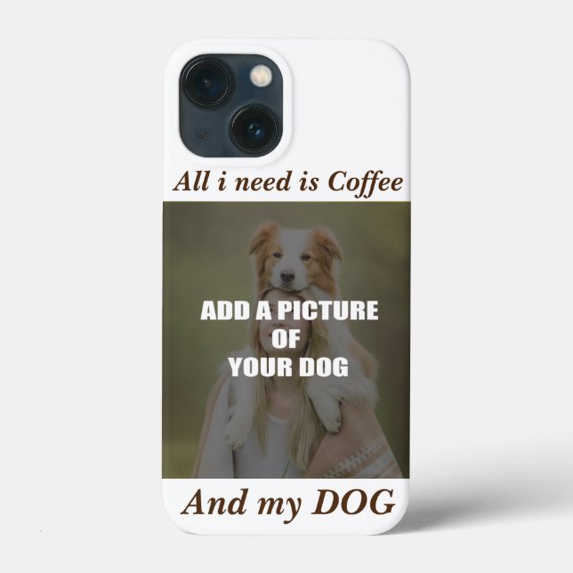 Coques Case-Mate iPhone Café et mon Oreiller de chien (Verso)
