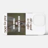 Coques Case-Mate iPhone Café et mon Oreiller de chien (Verso (horizontal))