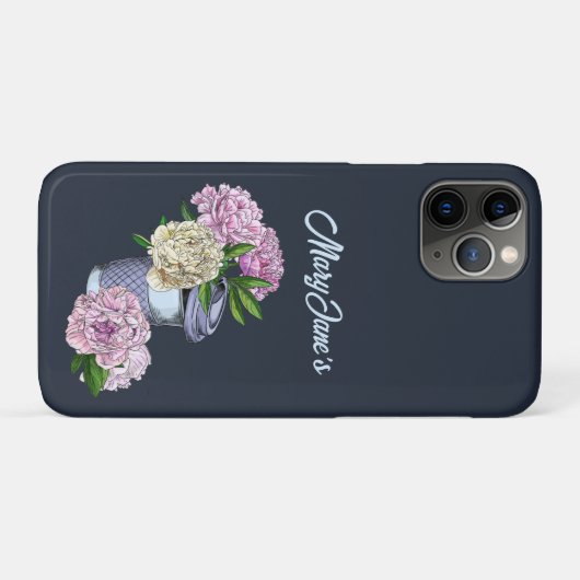 Coques Case-Mate iPhone Café et pivoines (Dos (Horizontal))