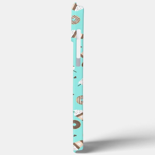 Coques Case-Mate iPhone Café Frappuccino Motif de beignets (Verso / Gauche)