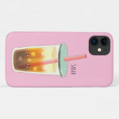 Coques Case-Mate iPhone Café Glacé Caramel Avec Aimant En Mousse De Crème (Dos (Horizontal))