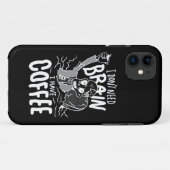 Coques Case-Mate iPhone café halloween blanc boire zombie (Dos (Horizontal))