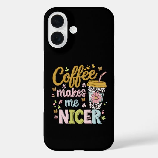Coques Case-Mate iPhone Café Lover Café Leopard Café Me Fait (Verso)