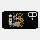Coques Case-Mate iPhone Café Lover Café Leopard Café Me Fait (Verso (horizontal))