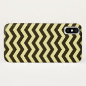 Coques Case-Mate iPhone Café Mocha Cream Chevrons neutres (Dos (Horizontal))