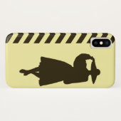 Coques Case-Mate iPhone Café Mocha Crème Neutre Chevrons Mode (Dos (Horizontal))