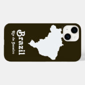 Coques Case-Mate iPhone Café Mocha Festive Brésil (Verso (horizontal))