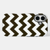 Coques Case-Mate iPhone Café Mocha Neutral Chevrons (Verso (horizontal))