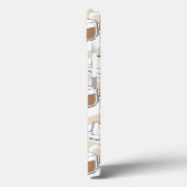 Coques Case-Mate iPhone Café, motif doux (Verso / Gauche)