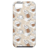 Coques Case-Mate iPhone Café, motif doux (Dos)