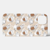 Coques Case-Mate iPhone Café, motif doux (Verso (horizontal))