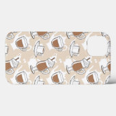 Coques Case-Mate iPhone Café, motif doux (Verso (horizontal))