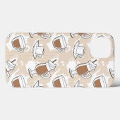 Coques Case-Mate iPhone Café, motif doux (Verso (horizontal))
