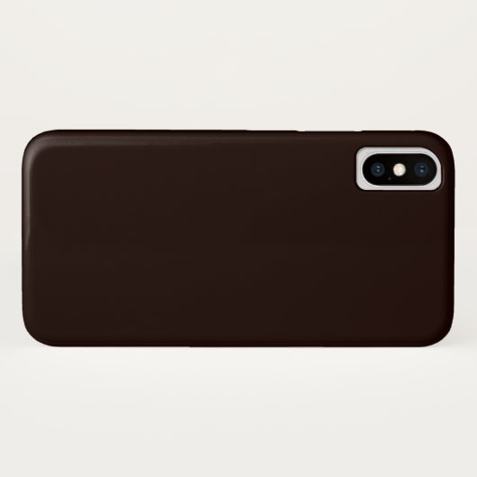 Coques Case-Mate iPhone Café noir (Dos (Horizontal))