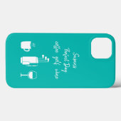 Coques Case-Mate iPhone Café personnalisé Vin de golf (Verso (horizontal))