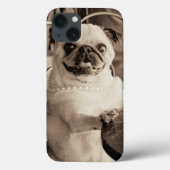 Coques Case-Mate iPhone Cafe pug (Verso)