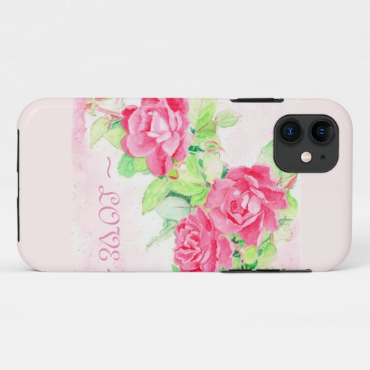 Coques Case-Mate iPhone Café Rose (Dos (Horizontal))