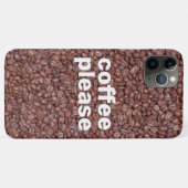 Coques Case-Mate iPhone Café s'il vous plaît (Dos (Horizontal))