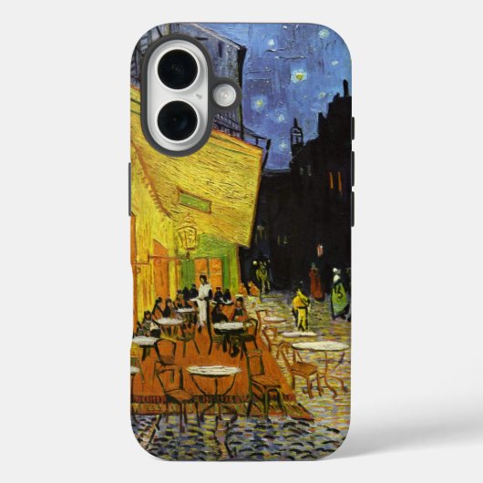 Coques Case-Mate iPhone Café Terrasse à Night Van Gogh (Verso)