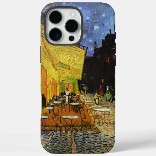 Coques Case-Mate iPhone Café Terrasse à Night Van Gogh (Verso)