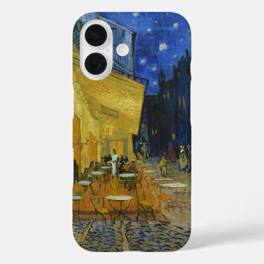 Coques Case-Mate iPhone Café Terrasse en soirée | Vincent van Gogh (Verso)