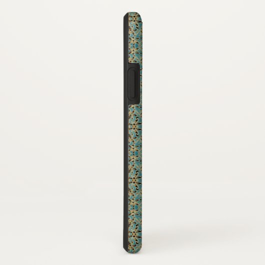 Coques Case-Mate iPhone Cage de fleurs dorées (Dos/Droite)