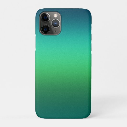 Coques Case-Mate iPhone Cahier à spirale moderne mini avec dégradé de vert (Dos)