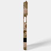 Coques Case-Mate iPhone Cailloux du Camouflage du désert, Votre nom, Perso (Verso / Droite)