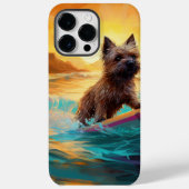 Coques Case-Mate iPhone Cairn Terrier Plage Surf Peinture (Verso)