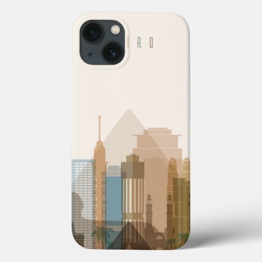 Coques Case-Mate iPhone Cairo | Skyline (Verso)